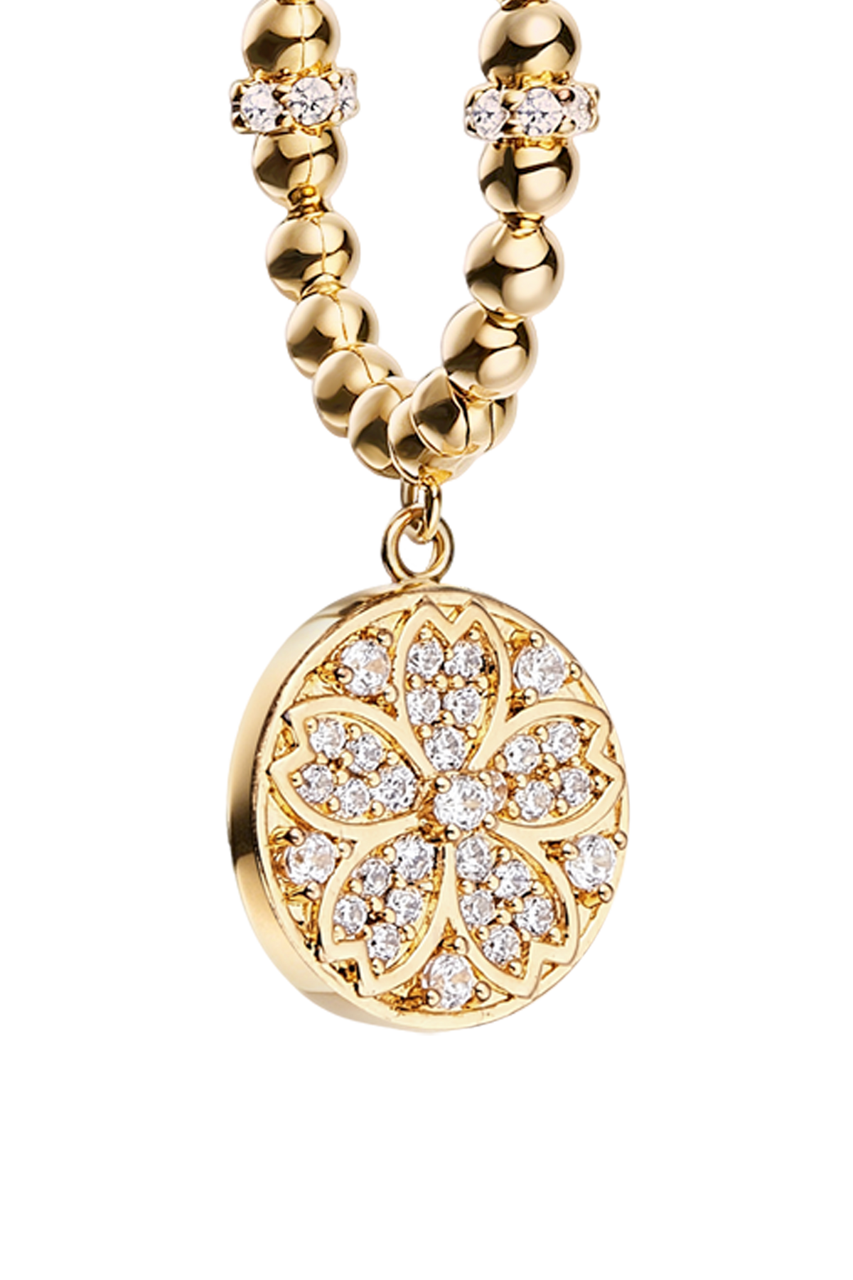 Cherry Blossom Symphony Earrings Gold