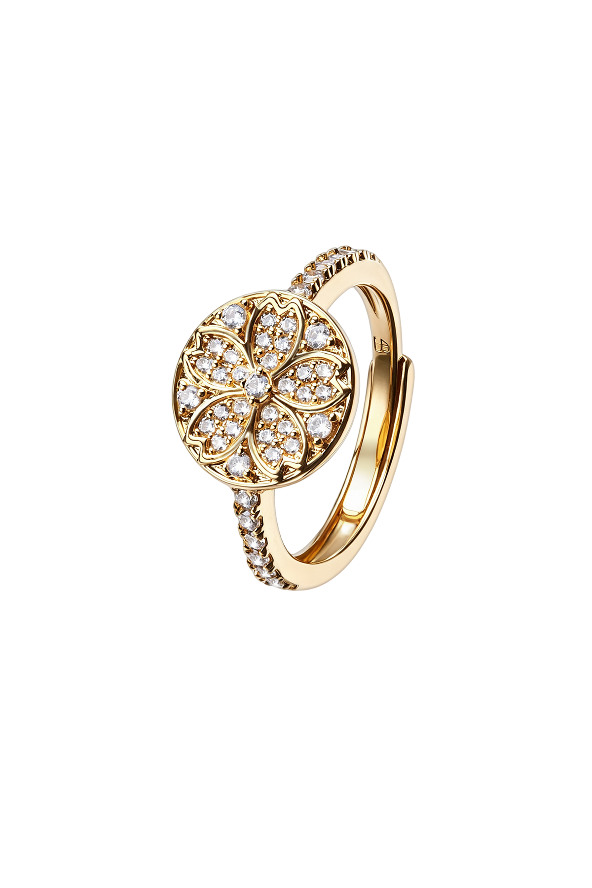 Cherry Blossom Symphony Ring Gold