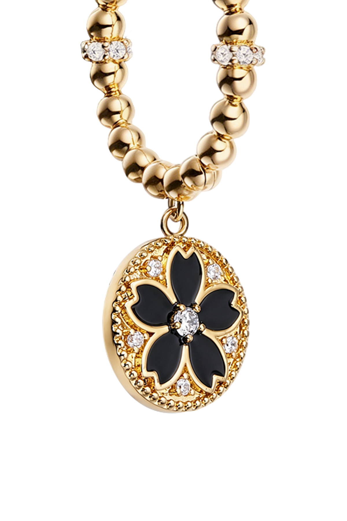 Cherry Blossom Symphony Earrings Gold