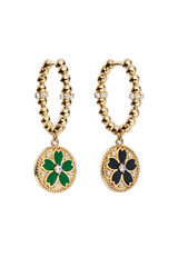 Cherry Blossom Symphony Earrings Gold