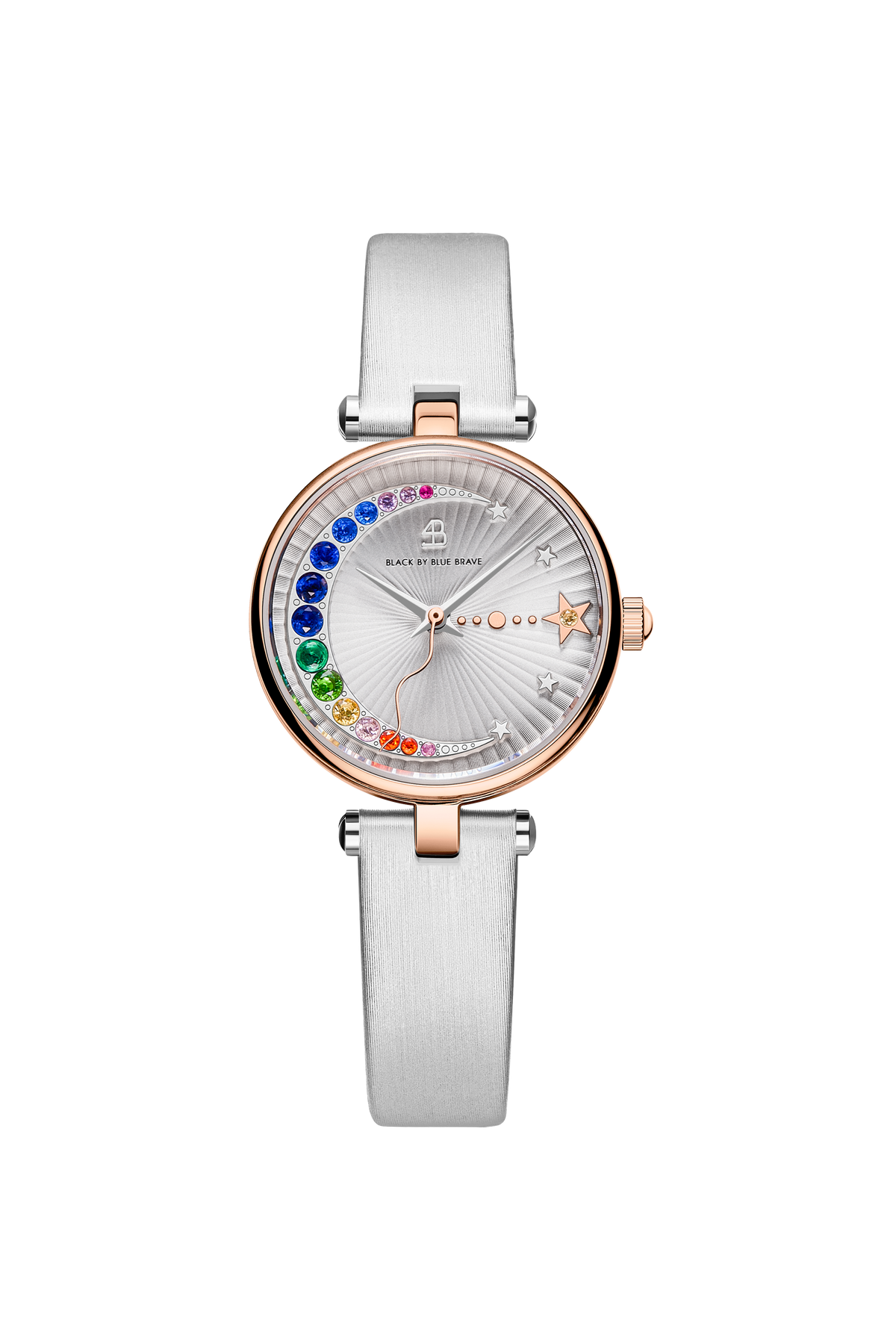 Crescent Moon 28mm Elephant Grey Dial Watch