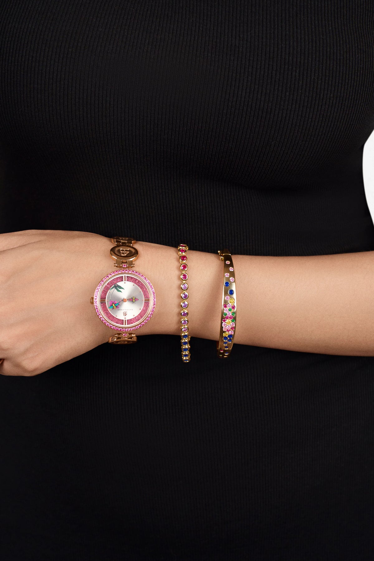 Love Wins Rainbow bracelet Gold