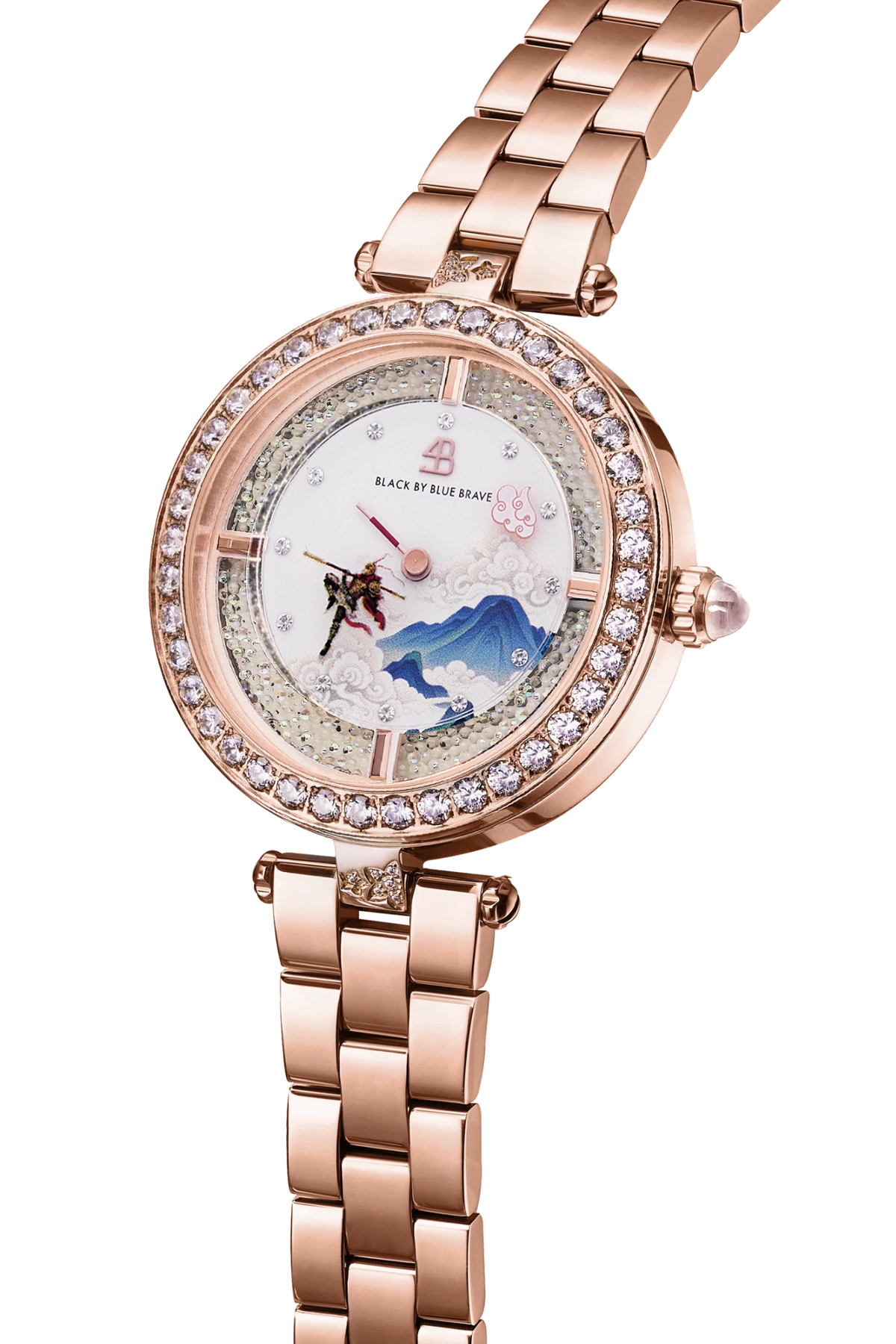 Orbita Monkey Rose Gold Bracelet Watch - BLACK BY BLUE BRAVE