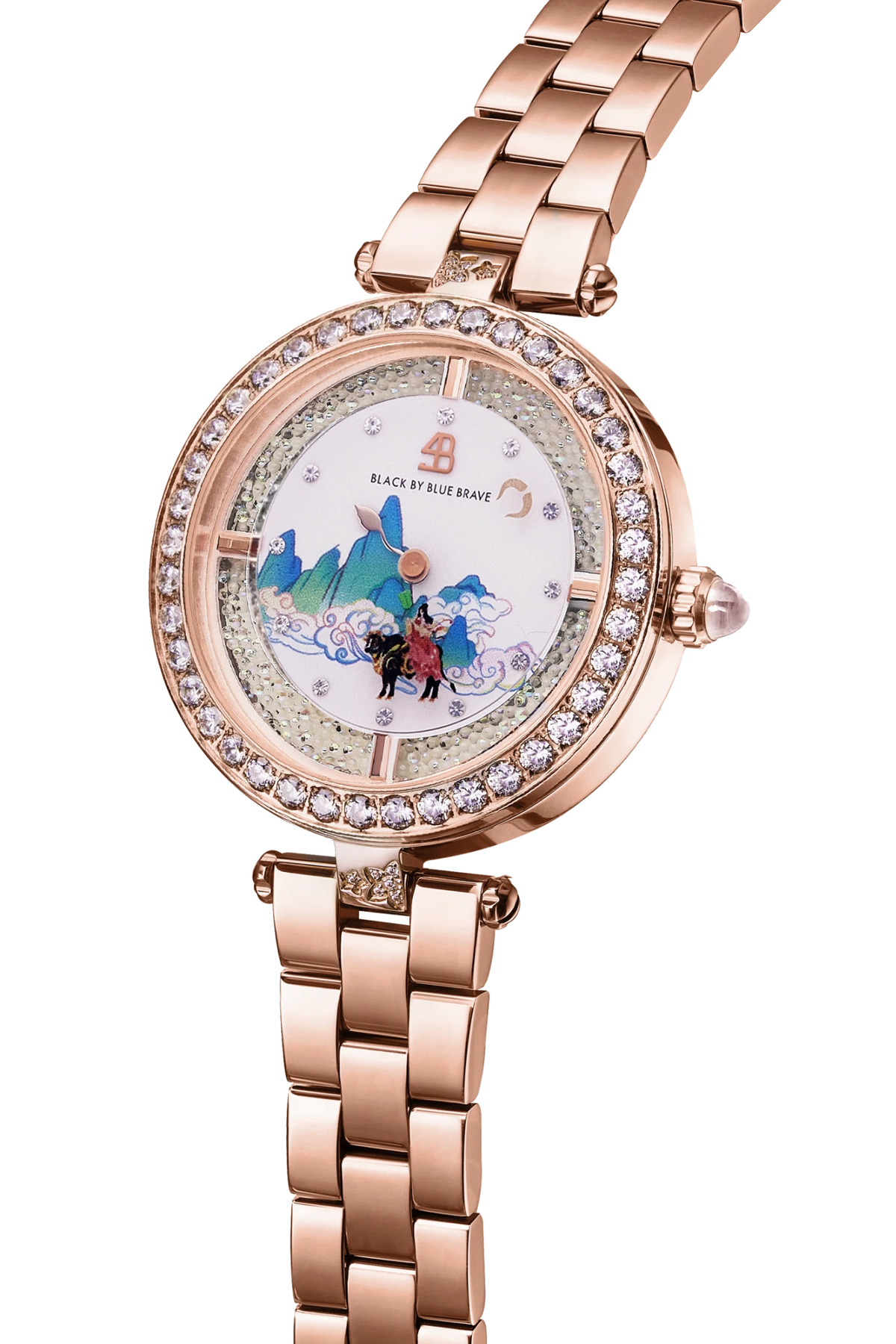 Orbita Ox Rose Gold Bracelet Watch - BLACK BY BLUE BRAVE