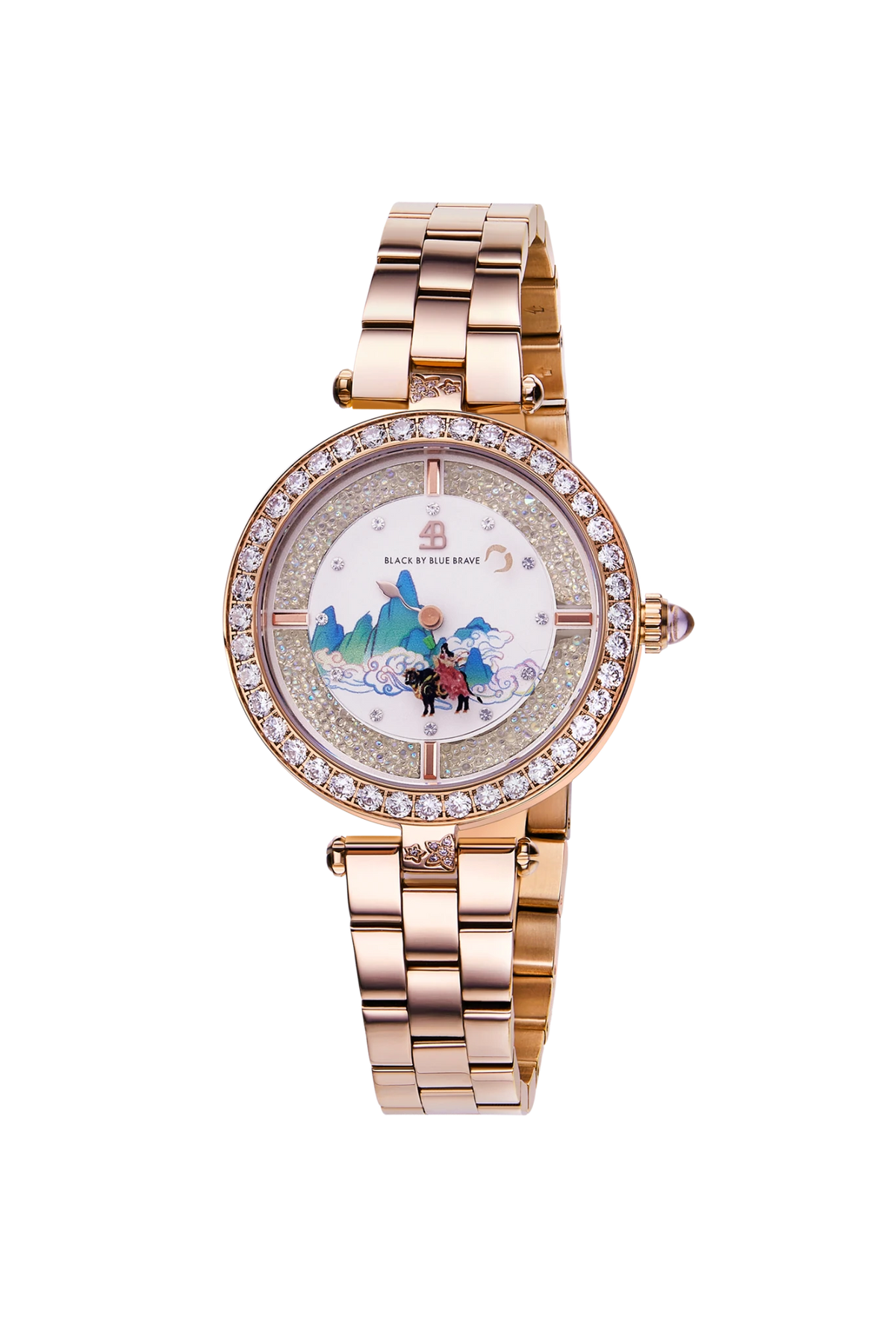 Orbita Ox Rose Gold Bracelet Watch - BLACK BY BLUE BRAVE