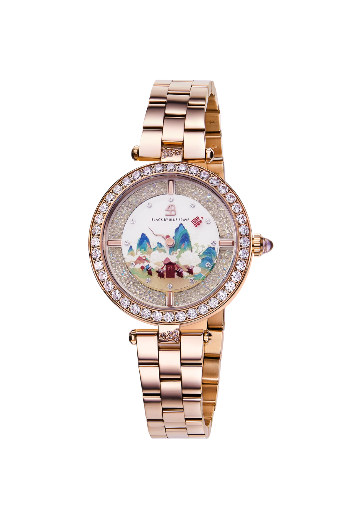 Orbita Rat Rose Gold Bracelet Watch - BLACK BY BLUE BRAVE