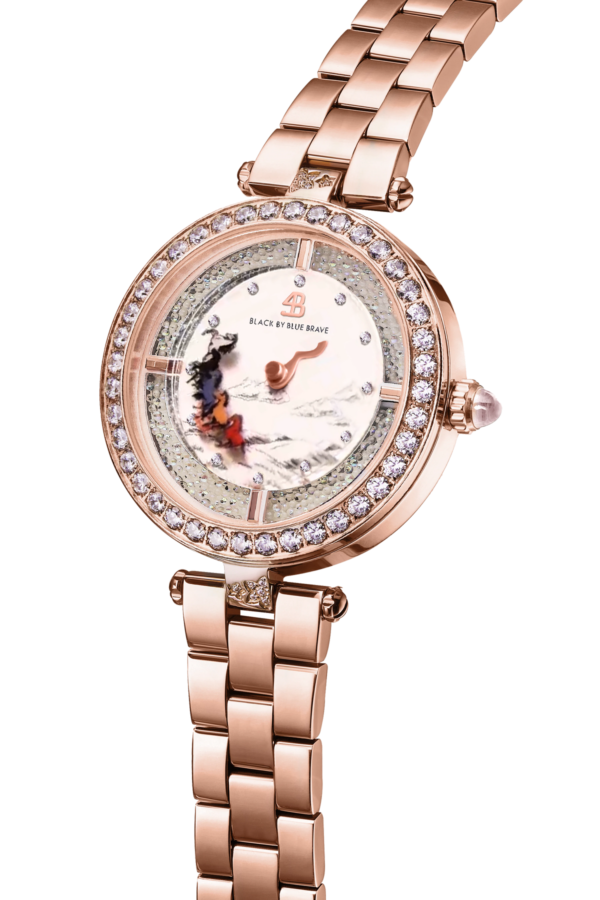 The Companions Horse Rose Gold Watch