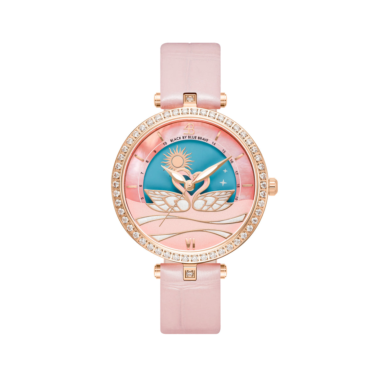 SWAN LOVERS PINK - 4B Watches