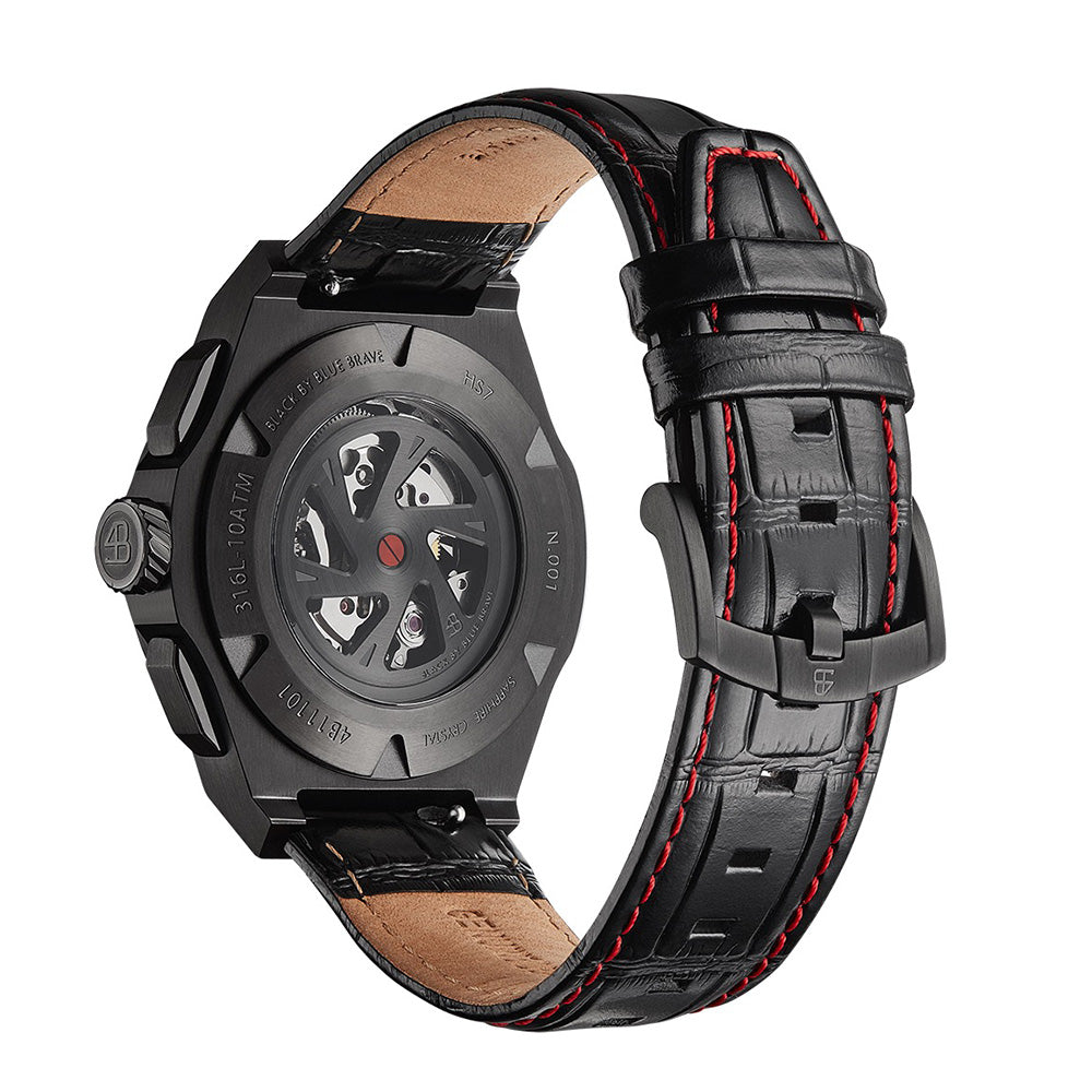 sports watch back side view