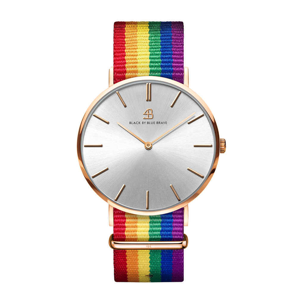 love wins rainbow colour watches